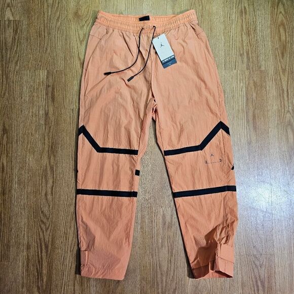 Air Jordan 23 Engineered Woven Pants Rust Oxide Black Men's Small S DV7699-872 - Picture 13 of 15